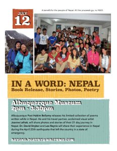 July 12 Nepal Flyer