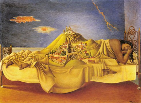 Ruíz, Antonio. El sueño de la Malinche (1939)